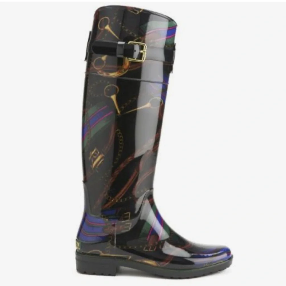 Lauren Ralph Lauren Rossalyn II Rain Boots Size 10 NEW